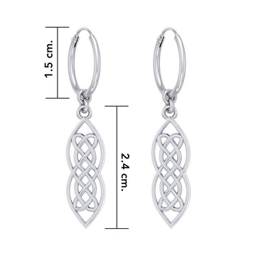 Celtic Entwined Hoop Earrings TER2098 - Jewelry